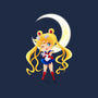 Chibi Moon-womens v-neck tee-dinshoran