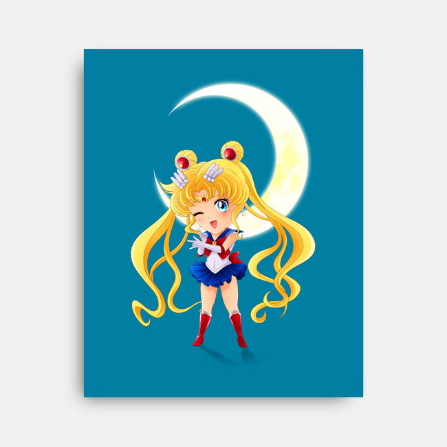Chibi Moon-none stretched canvas-dinshoran