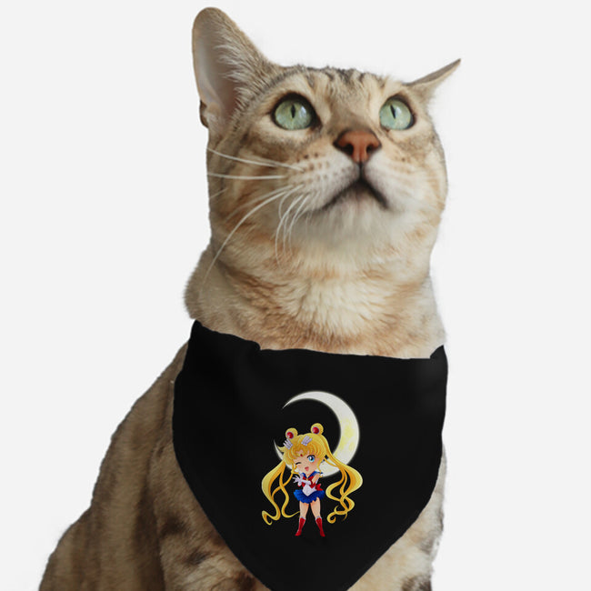 Chibi Moon-cat adjustable pet collar-dinshoran
