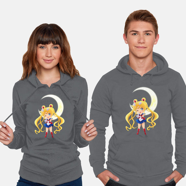 Chibi Moon-unisex pullover sweatshirt-dinshoran