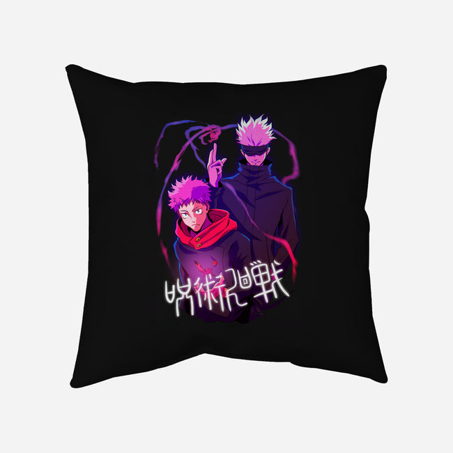 Curse Spirits-none removable cover w insert throw pillow-Conjura Geek