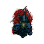 Death And Skulls-none removable cover w insert throw pillow-Superblitz