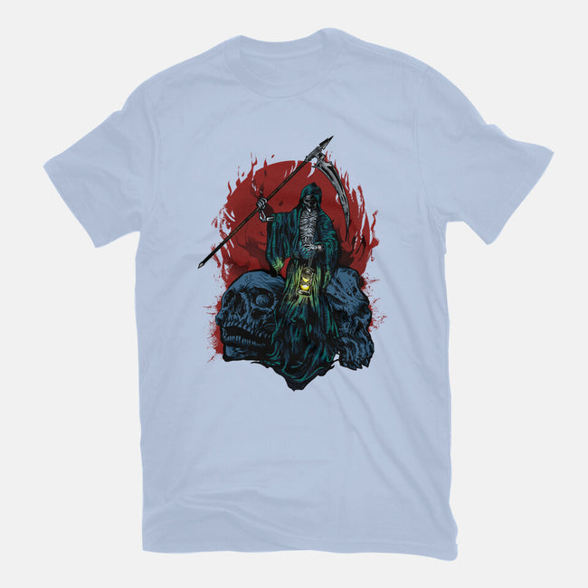 Death And Skulls-mens basic tee-Superblitz