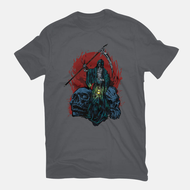 Death And Skulls-mens basic tee-Superblitz