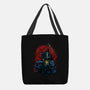 Death And Skulls-none basic tote bag-Superblitz