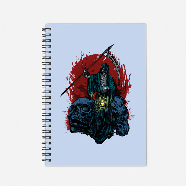 Death And Skulls-none dot grid notebook-Superblitz