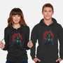 Death And Skulls-unisex pullover sweatshirt-Superblitz