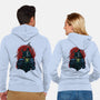 Death And Skulls-unisex zip-up sweatshirt-Superblitz