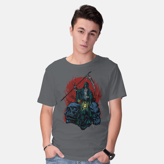 Death And Skulls-mens basic tee-Superblitz
