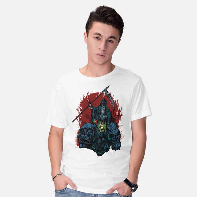 Death And Skulls-mens basic tee-Superblitz