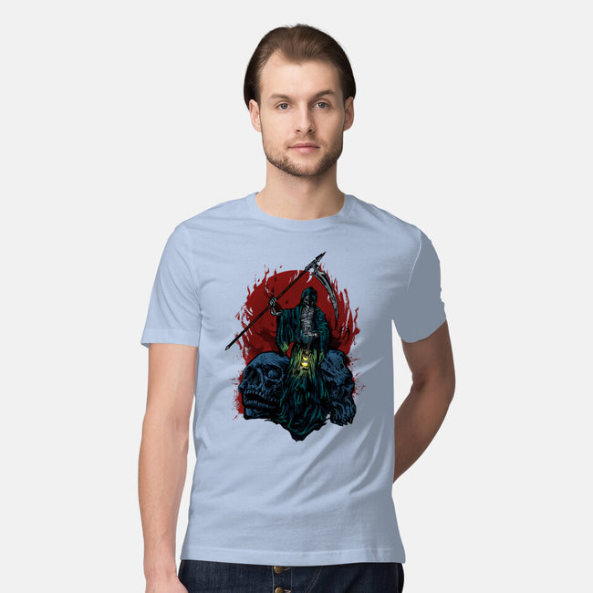 Death And Skulls-mens premium tee-Superblitz