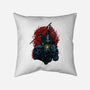 Death And Skulls-none removable cover w insert throw pillow-Superblitz