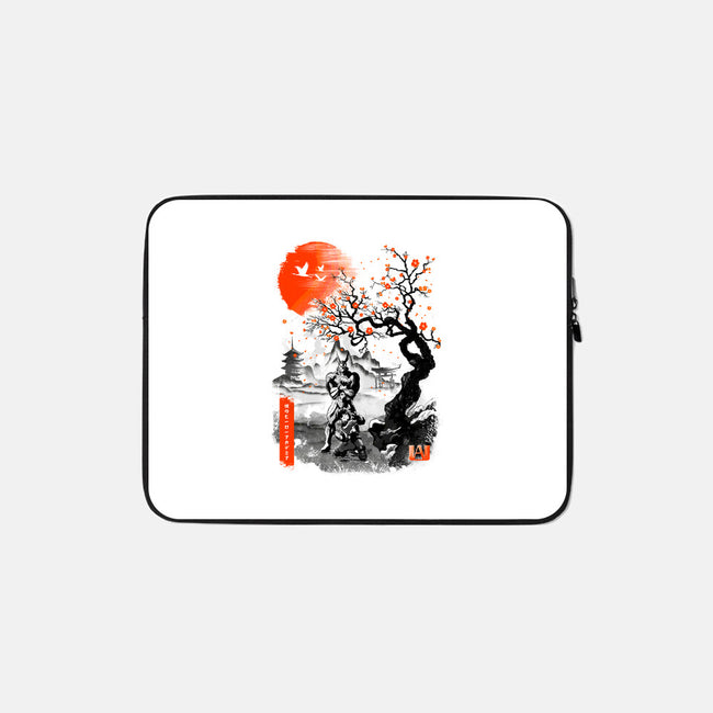 Deku And All Might-none zippered laptop sleeve-RonStudio