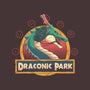 Draconic Park-none removable cover throw pillow-Arigatees