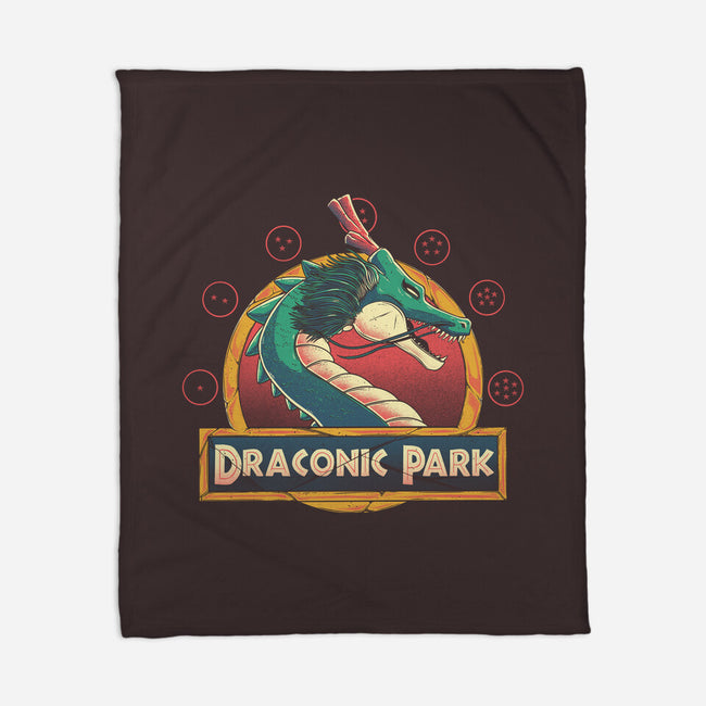 Draconic Park-none fleece blanket-Arigatees