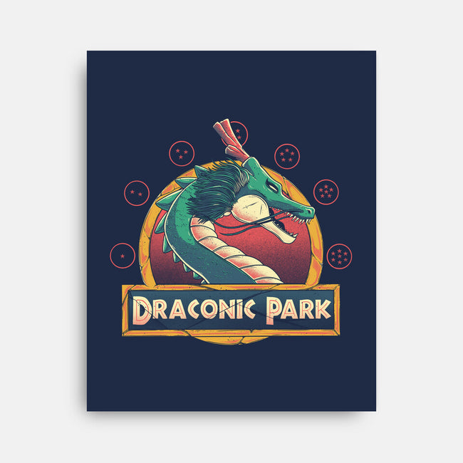 Draconic Park-none stretched canvas-Arigatees