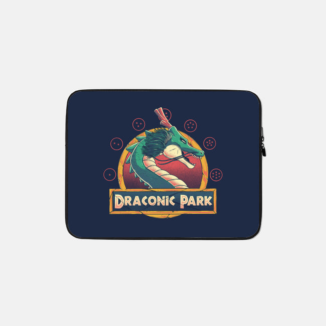 Draconic Park-none zippered laptop sleeve-Arigatees