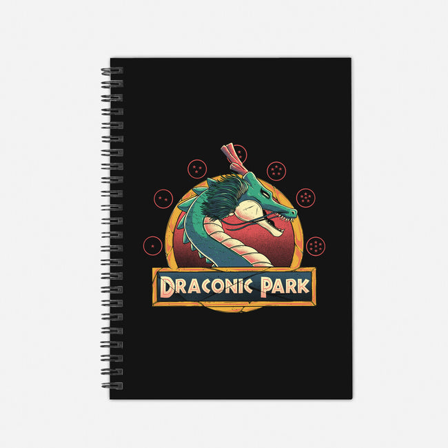 Draconic Park-none dot grid notebook-Arigatees