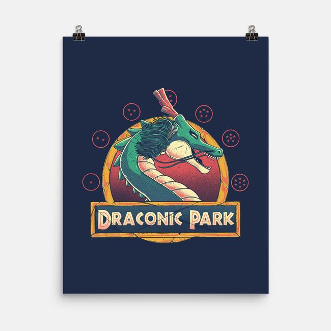 Draconic Park-none matte poster-Arigatees