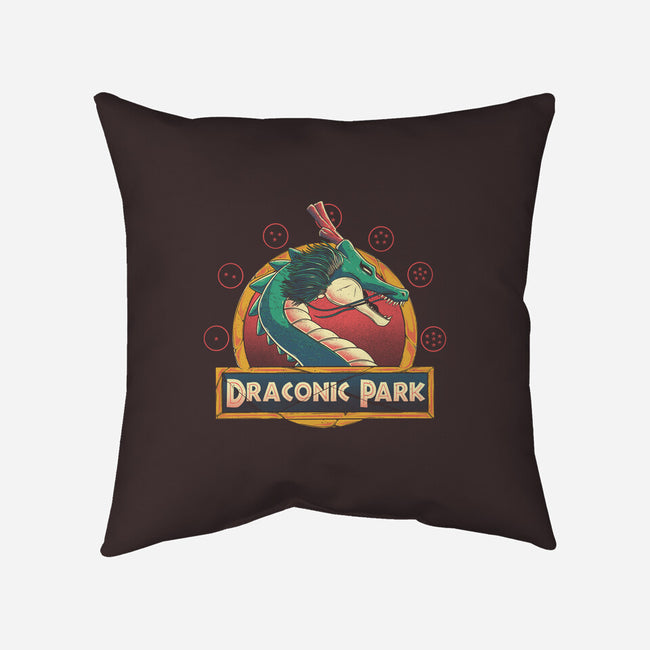 Draconic Park-none removable cover w insert throw pillow-Arigatees