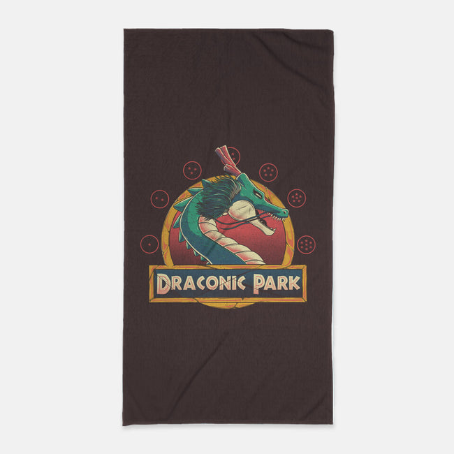 Draconic Park-none beach towel-Arigatees