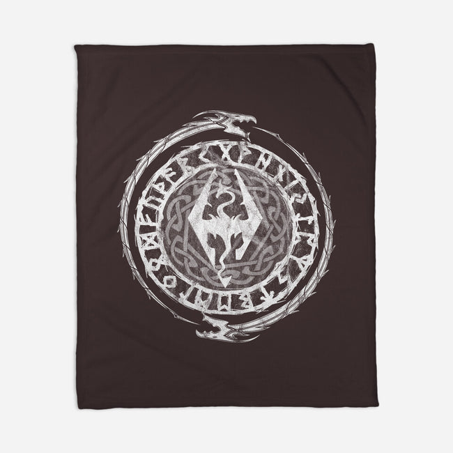 Dragon Born-none fleece blanket-Liewrite