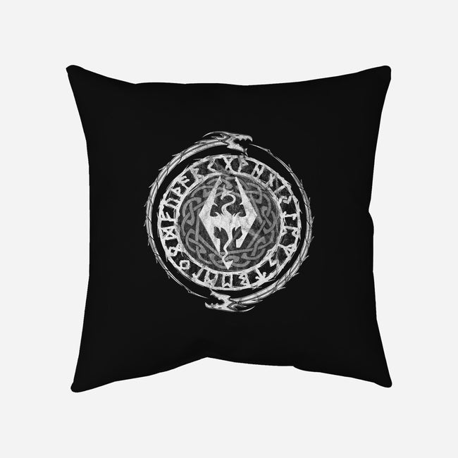 Dragon Born-none removable cover w insert throw pillow-Liewrite