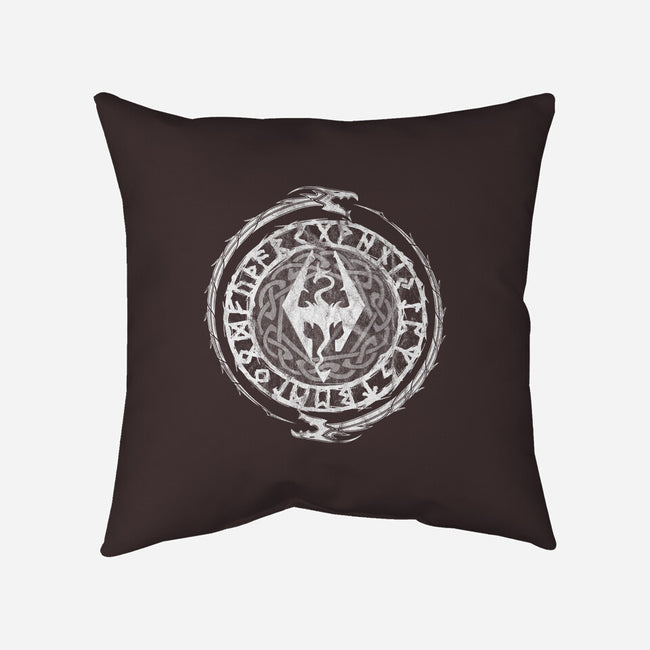 Dragon Born-none removable cover w insert throw pillow-Liewrite