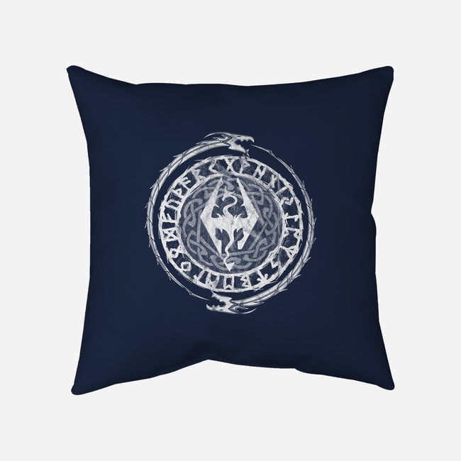 Dragon Born-none removable cover w insert throw pillow-Liewrite
