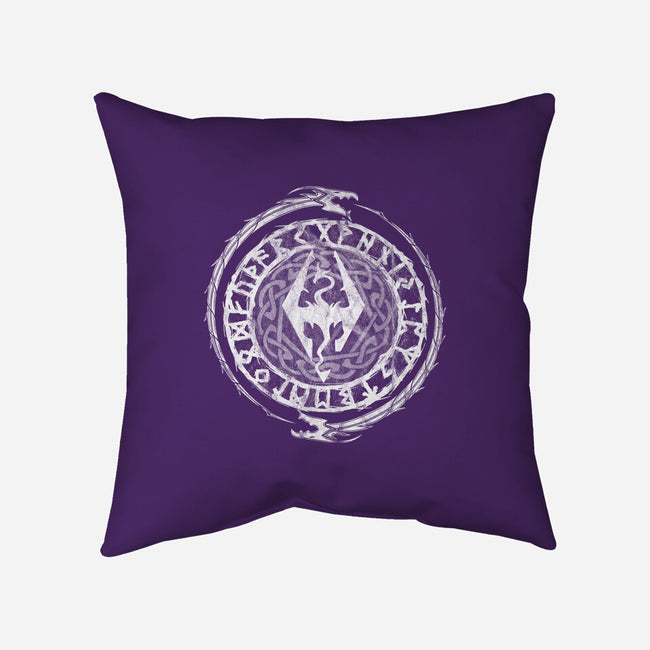 Dragon Born-none removable cover w insert throw pillow-Liewrite