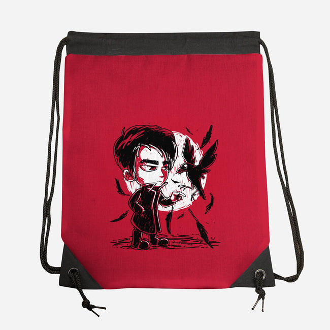 Dream's Raven-none drawstring bag-estudiofitas