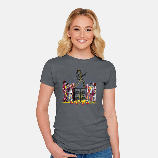 Eddie Memorial-womens fitted tee-zascanauta