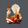 Fire And Lightning-womens fitted tee-RamenBoy