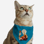 Fire And Lightning-cat adjustable pet collar-RamenBoy