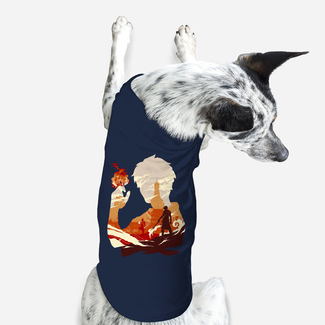 Fire And Lightning-dog basic pet tank-RamenBoy