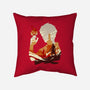 Fire And Lightning-none removable cover throw pillow-RamenBoy
