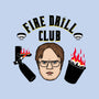 Fire Drill Club-mens basic tee-Raffiti