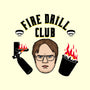 Fire Drill Club-none glossy sticker-Raffiti