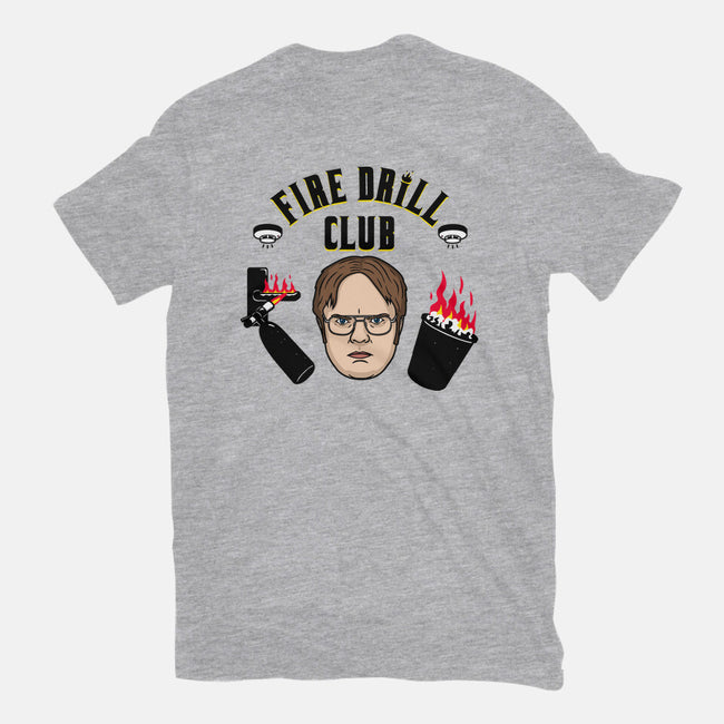 Fire Drill Club-mens basic tee-Raffiti