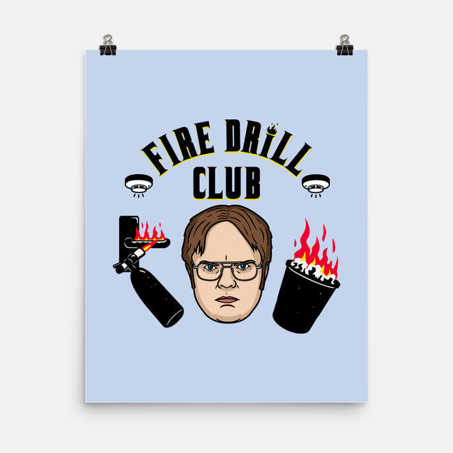 Fire Drill Club-none matte poster-Raffiti