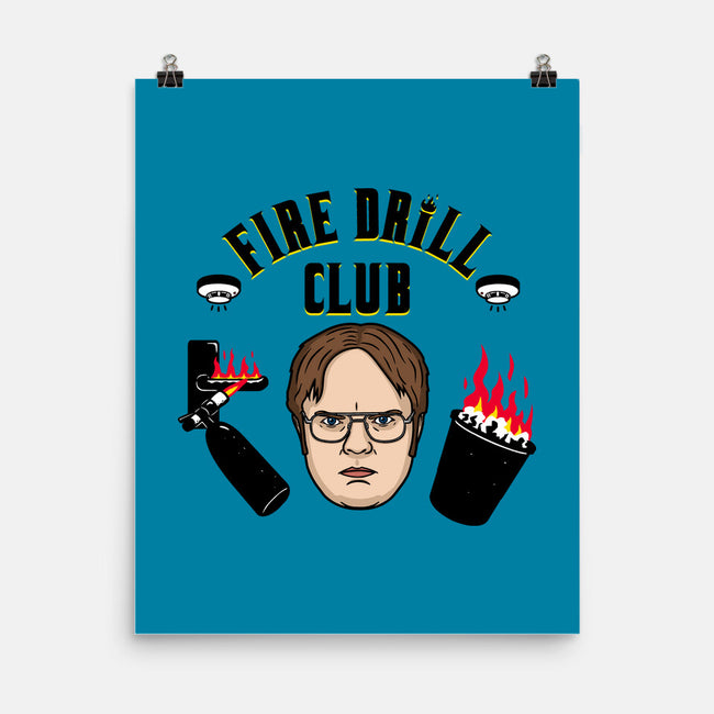 Fire Drill Club-none matte poster-Raffiti