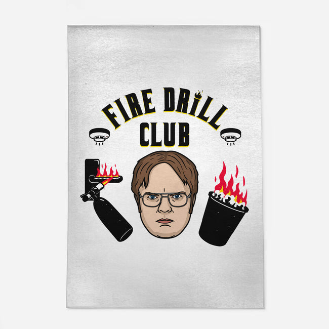 Fire Drill Club-none indoor rug-Raffiti