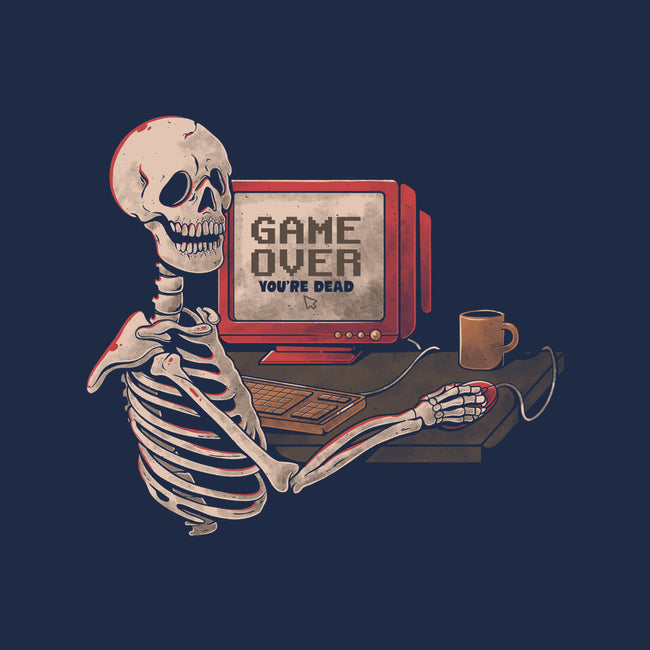 Game Over Skull-none fleece blanket-eduely