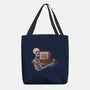 Game Over Skull-none basic tote bag-eduely