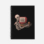 Game Over Skull-none dot grid notebook-eduely