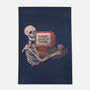 Game Over Skull-none indoor rug-eduely