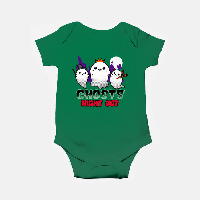 Ghosts Night Out-baby basic onesie-Boggs Nicolas