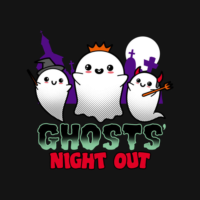 Ghosts Night Out-none removable cover w insert throw pillow-Boggs Nicolas