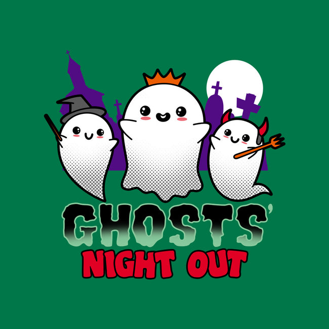 Ghosts Night Out-none polyester shower curtain-Boggs Nicolas