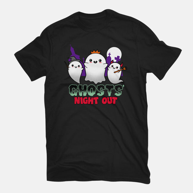 Ghosts Night Out-womens basic tee-Boggs Nicolas